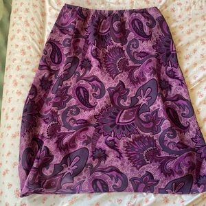 midi purple y2k skirt!
